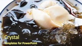  Presentation with taiwan historical - Audience pleasing slide deck consisting of famous taiwan snacks of tofu backdrop and a tawny brown colored foreground