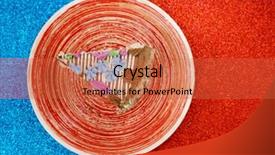  Presentation with cake - Colorful slide set enhanced with cake famous throughout the world backdrop and a  colored foreground