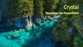  Presentation with islam famous mosque in turkish - Cool new theme with famous turist attraction - blue pools backdrop and a tawny brown colored foreground