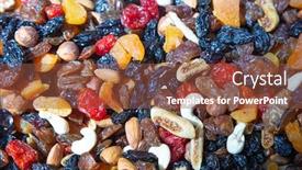  Presentation with turkish - Slide deck enhanced with famous-turkish-delights background and a tawny brown colored foreground