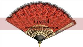  Presentation with cool - Slides enhanced with kitschy - fan to cool the hot background and a red colored foreground