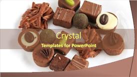  Presentation with fancy - Slides enhanced with fancy-assorted-chocolate-gourmet-selection background and a tawny brown colored foreground