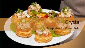  Presentation with waiter - Theme with 3d valentines frame with copy-space high resolution 3d image background and a black colored foreground