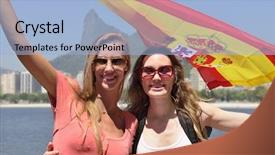  Presentation with christ - Presentation consisting of janeiro with christ the redeemer background and a light blue colored foreground