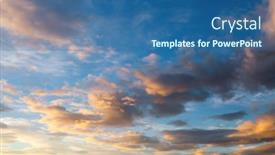  Presentation with sunrise - Slides with fantastic-colorful-sunrise-with-cloudy background and a ocean colored foreground