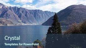  Presentation with apartment - Audience pleasing presentation consisting of fantastic landscape seen from apartment backdrop and a ocean colored foreground