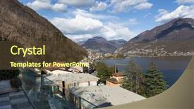  Presentation with apartment - Presentation enhanced with fantastic landscape seen from apartment background and a  colored foreground