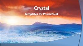  Presentation with ukraine - Slide deck consisting of fantastic morning mountain landscape overcast colorful sky carpathian ukraine europe beauty world background and a red colored foreground