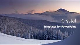  Presentation with merry christmas - Theme enhanced with fantastic orange evening landscape glowing by sunlight dramatic wintry scene with snowy trees gorgany ridge carpathians ukraine europe merry christmas background and a ocean colored foreground