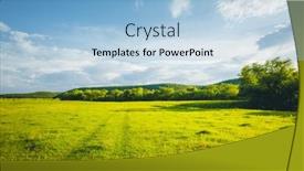  Presentation with green beauty - Theme having fantastic-rural-area-with-fresh background and a  colored foreground