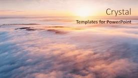  Presentation with earth eye - Theme with fantastic-scene-of-plain background and a lemonade colored foreground