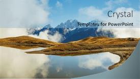  Presentation with europe - Presentation design having fantastic-scene-of-the-calm background and a light blue colored foreground