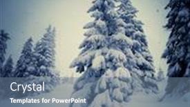  Presentation with glow - Audience pleasing PPT theme consisting of fantastic snow covered spruce trees glow by sunlight dramatic wintry scene national park carpathian ukraine europe beauty world retro style filter instagram toning effect happy new year backdrop and a ocean colored foreground