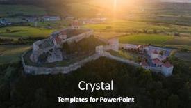  Presentation with transylvania - Colorful theme enhanced with fantastic-travel-place-gorgeous-rupea backdrop and a black colored foreground