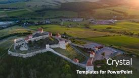  Presentation with transylvania - Amazing slide set having fantastic-travel-place-gorgeous-rupea backdrop and a tawny brown colored foreground
