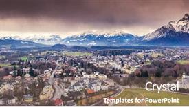  Presentation with salzburg - Audience pleasing PPT layouts consisting of fantastic view of the historic backdrop and a gray colored foreground