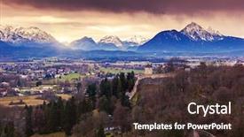  Presentation with salzburg - Amazing PPT theme having fantastic view of the historic city of salzburg austria europe beauty world backdrop and a wine colored foreground