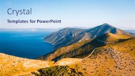  Presentation with croatia - Slides consisting of fantastic-view-of-the-rocky background and a sky blue colored foreground