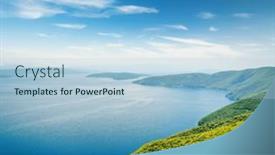  Presentation with croatia - Presentation enhanced with fantastic-view-of-the-wooded background and a light blue colored foreground