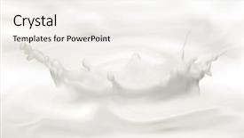  Presentation with waves - Slides featuring fantastical milk background drops waves background and a  colored foreground