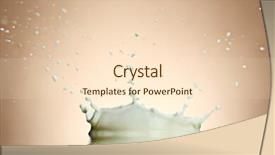  Presentation with waves - Audience pleasing presentation consisting of fantastical milk background drops waves splashes backdrop and a lemonade colored foreground