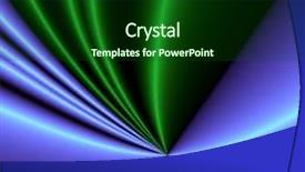  Presentation with green star - Amazing presentation theme having fantasy blue-green neon star backdrop and a forest green colored foreground