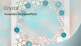  Presentation with north star - PPT layouts consisting of fantasy-christmas-white-snowflake-star and a lemonade colored foreground