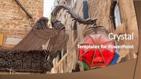 Presentation with dragon - Audience pleasing slide deck consisting of fantasy dragons - maforio dragon lantern with umbrellas backdrop and a coral colored foreground