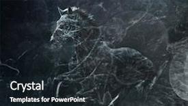  Presentation with fantasy - Theme having fantasy-horse-combination-of-photo background and a wine colored foreground