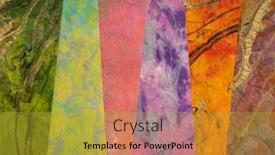  Presentation with fibers - PPT theme featuring fantasy-landscape-collection-of-colorful background and a  colored foreground