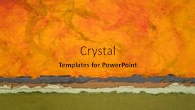  Presentation with fantasy - Slides featuring fantasy-paper-landscape-created background and a gold colored foreground