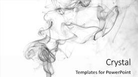  Presentation with fantasy - Beautiful slide set featuring fantasy shapes forms - swirl of black smoke backdrop and a white colored foreground