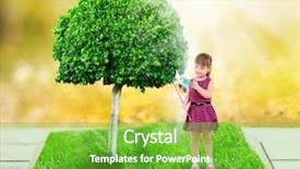  Presentation with fantasy tale - Amazing PPT theme having fantasy tale book on bright background backdrop and a shamrock green colored foreground