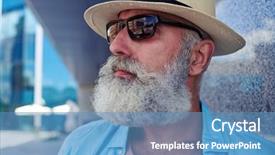  Presentation with elderly ladies beauty shop - Audience pleasing slide set consisting of far thinking and enjoying free backdrop and a  colored foreground