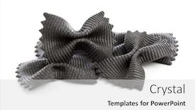  Presentation with ink - Presentation design consisting of farfalle-pasta-dyed-with-squid background and a light gray colored foreground