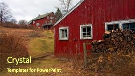  Presentation with barn - Beautiful presentation featuring farm cow chicken - view of the side backdrop and a tawny brown colored foreground