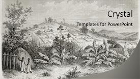  Presentation with uganda - PPT theme with village life - old view of kiboga uganda background and a light gray colored foreground