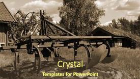  Presentation with farming - PPT layouts having farm-in-south-norway-ancient background and a tawny brown colored foreground