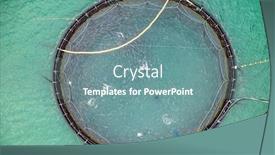  Presentation with word gone fishing - Colorful slide set enhanced with farm-salmon-fishing-in-norway backdrop and a seafoam green colored foreground