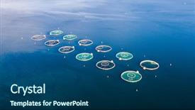  Presentation with norway - Cool new presentation theme with farm salmon fishing in norway backdrop and a ocean colored foreground