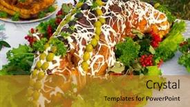  Presentation with pig farm - Cool new presentation with farm wedding - roasted pig with salad backdrop and a gold colored foreground