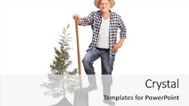  Presentation with next - Presentation theme with manual process - full length portrait background and a white colored foreground