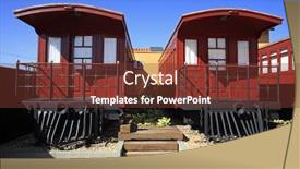  Presentation with brazil - PPT theme consisting of farwest-red-wagon-hotelroom background and a tawny brown colored foreground