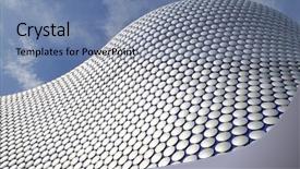  Presentation with architecture - PPT layouts consisting of fascia - contemporary architecture background and a seafoam green colored foreground