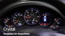  Presentation with cabin - Slide deck enhanced with fascia - dashboard in cabin of modern background and a tawny brown colored foreground