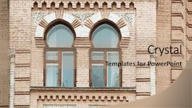  Presentation with vintage funfair philippines - Audience pleasing slide set consisting of fascia - ornate building with vintage arched backdrop and a  colored foreground