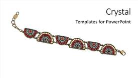  Presentation with fashion - Cool new PPT theme with fashion-bracelet-isolated-on-white backdrop and a white colored foreground