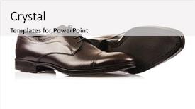  Presentation with fashion shoes - Amazing presentation having fashion concept with male shoes backdrop and a  colored foreground