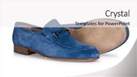  Presentation with fashion shoes - Presentation featuring fashion-concept-with-male-shoes background and a white colored foreground