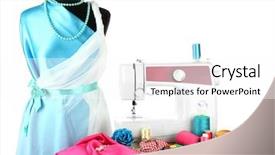  Presentation with design fashion - PPT theme consisting of strangers - rocks and lake landscape background and a ocean colored foreground